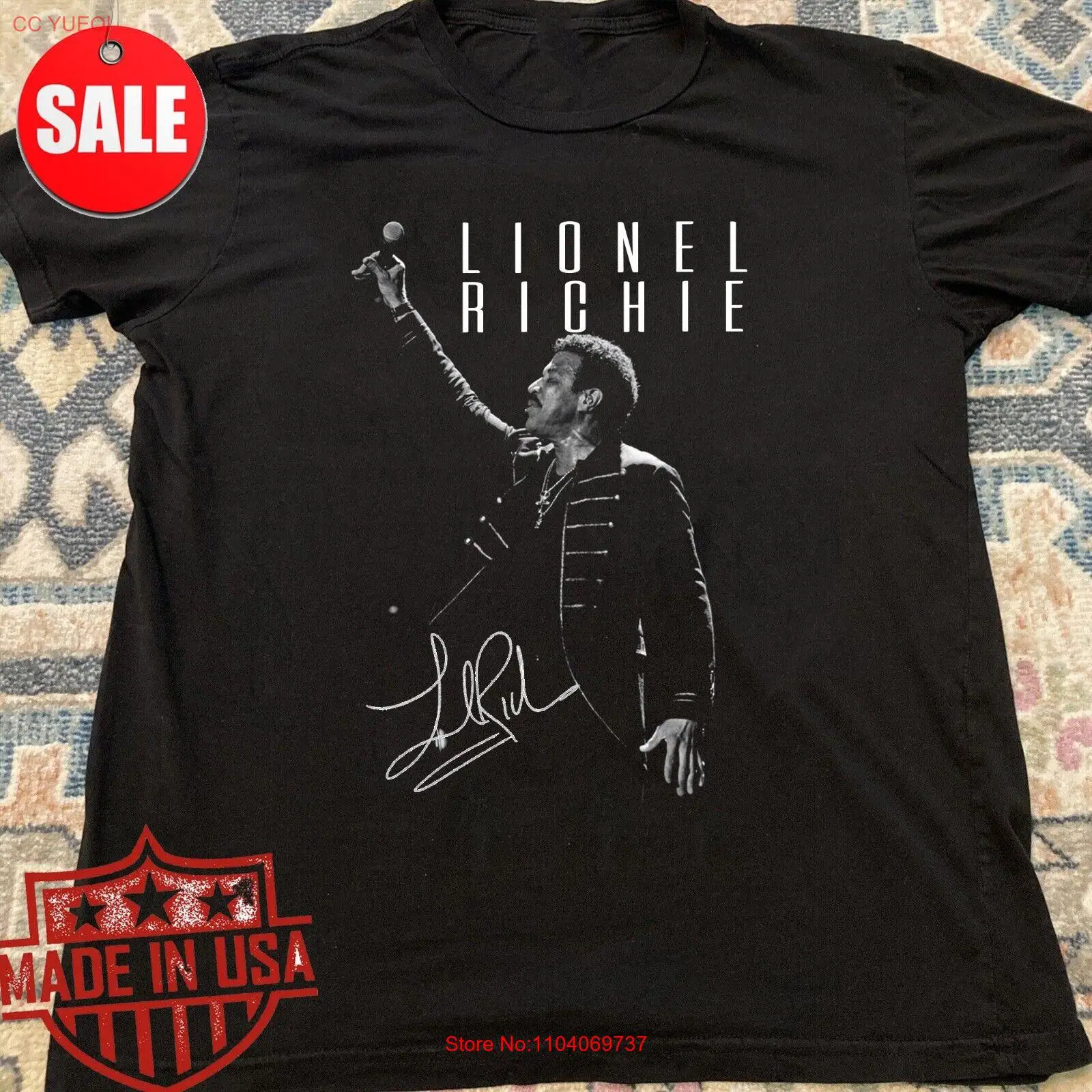 New Lionel Richie signature Gift For Fans Unisex S-5XL Shirt 1LU1269