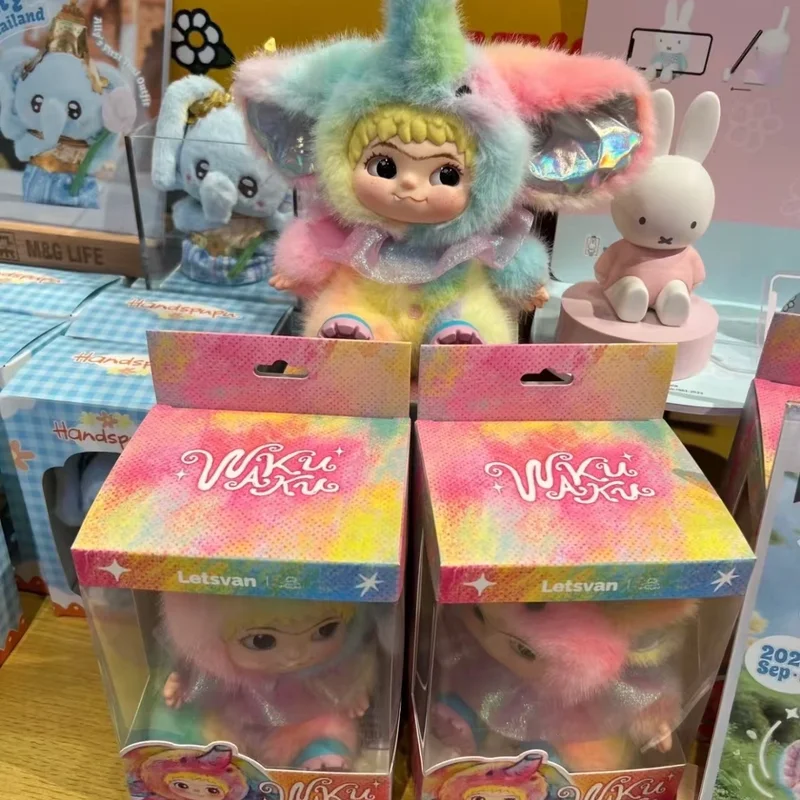 Genuine Wakuku Hanging Card Colorful Dreamy Color Elephant Action Figure Debuts New Limited Edition Ornament Collection Toy Gift