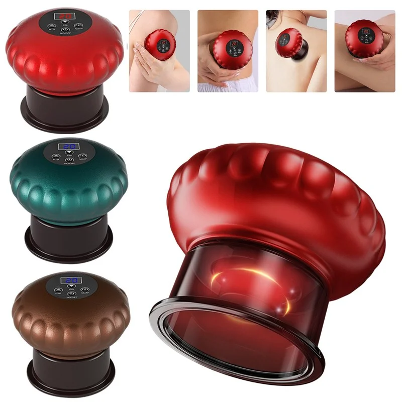 

USB Перезаряжаемый Электрический вакуумный баночный массаж антицеллюлитный терапевтический массажер массаж скребком гуаша для сжигания жира тела для похудения