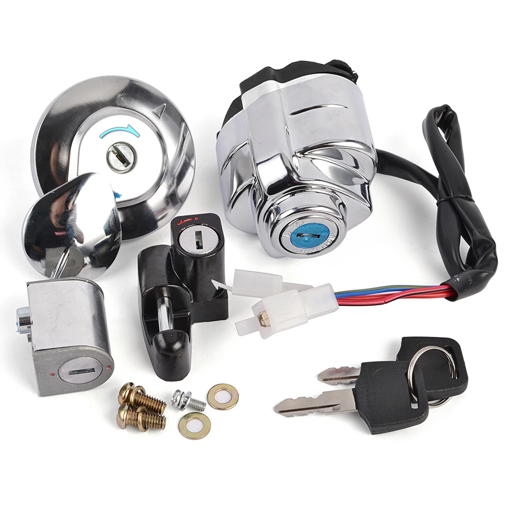 Fuel Gas Cap Ignition Switch For Honda VT750C2F Shadow Spirit VT750C Shadow Aero 2008 2009 VT 750C 35010-MFE-670 35010-MFE-671