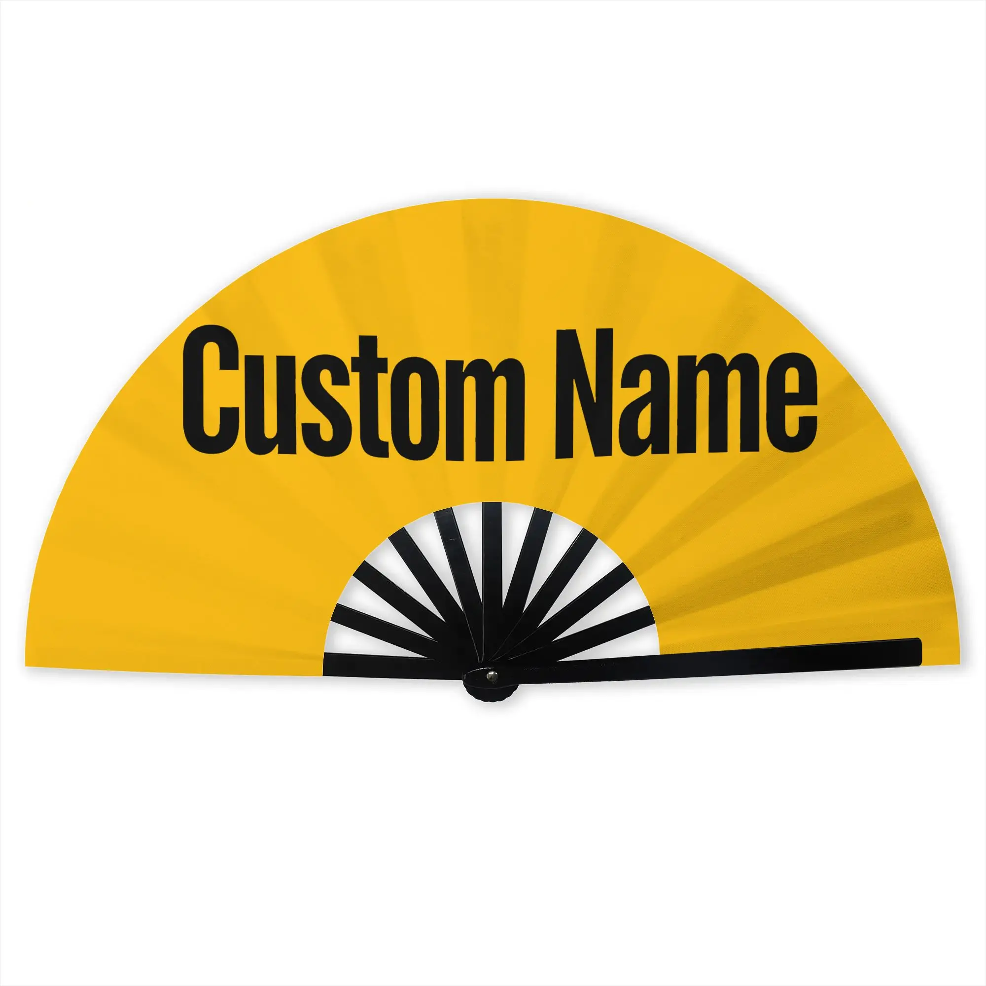 Custom Name Traditional Folding Fan Chinese Style Photo Print High-Quality Fans Gift Elegant Decorative Hand Fan