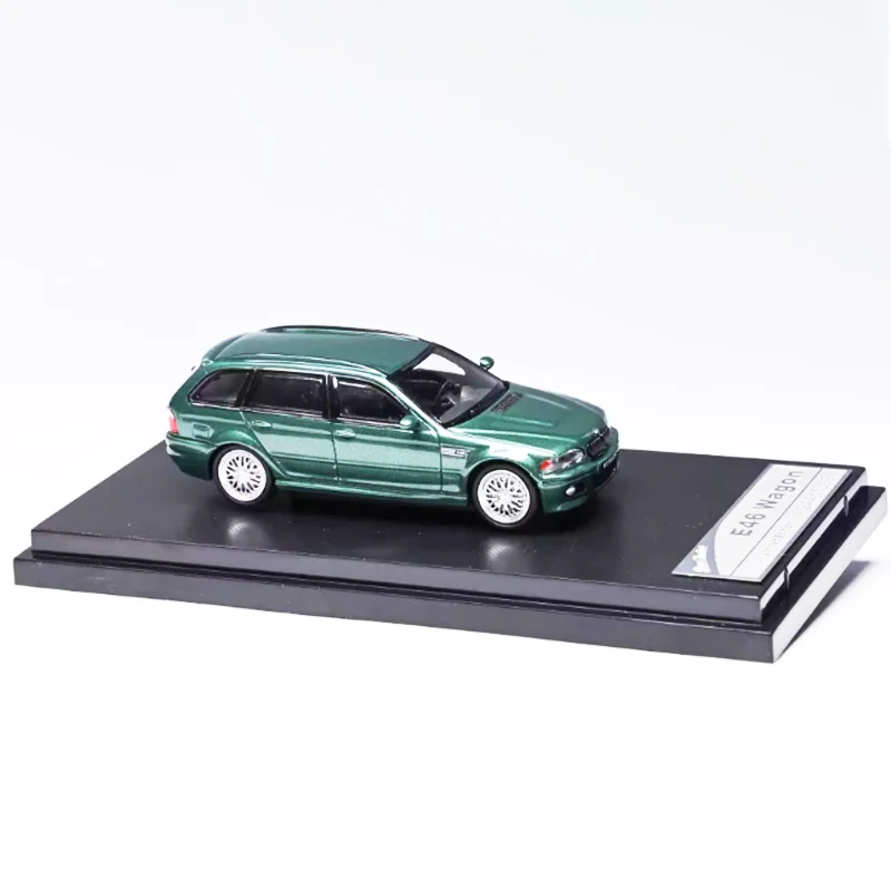 

Литой под давлением масштаб 1:64 E46 Station Wagon, модель автомобиля из сплава, готовый продукт, имитация коллекции игрушек, статическая модель, дисплей
