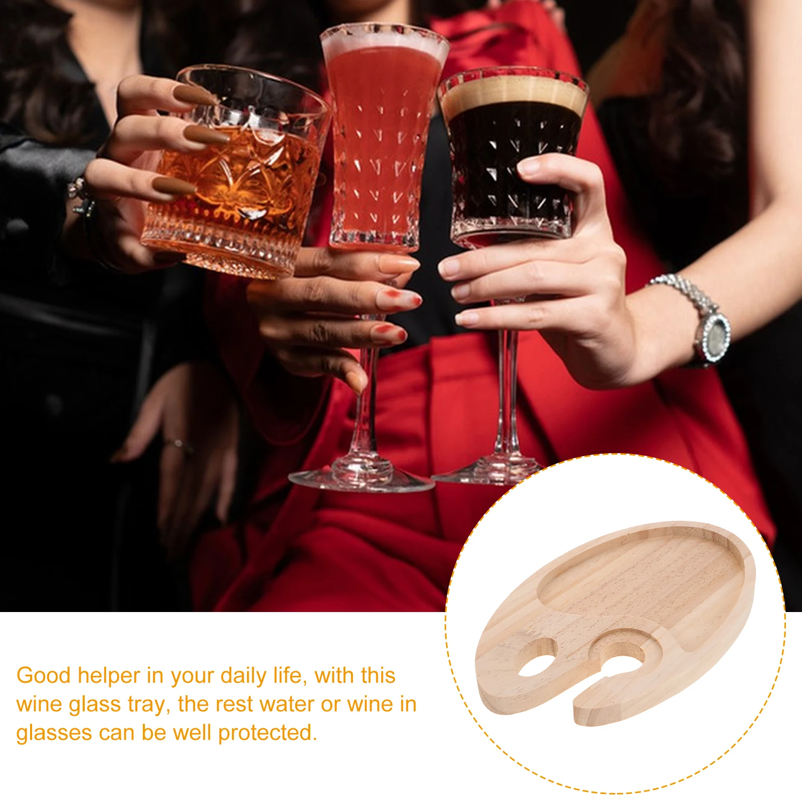 

Wooden Dinner Plate MultiPurpose Tray Fruit Restaurant Cheese Board Nuts Plates Snack Portable Banquet Serving Platter