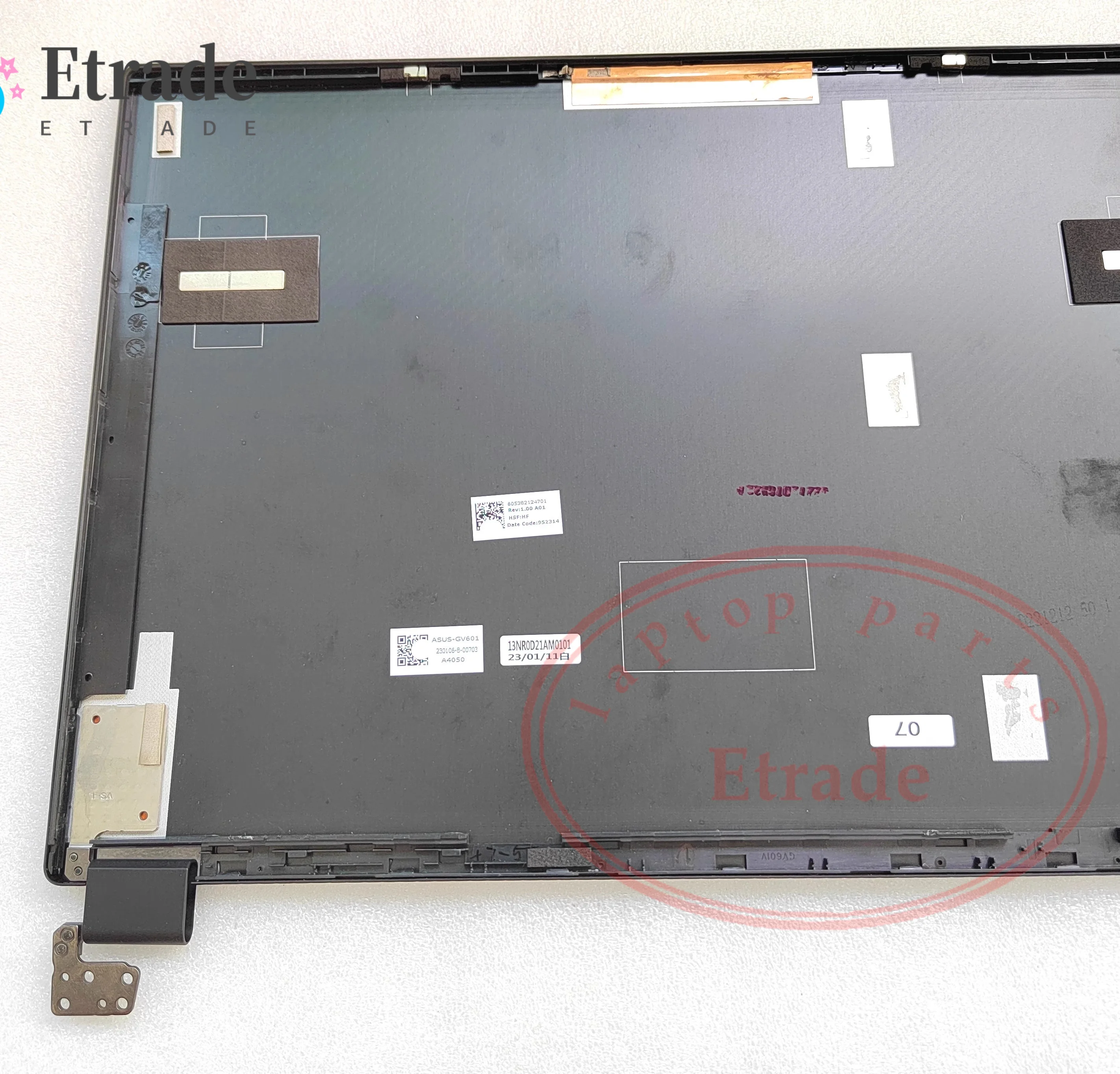 95 New Original For ASUS ROG 16 GV601 GV601RM Laptop LCD Back Cover Rear Lid With Hinges 6053B2124701