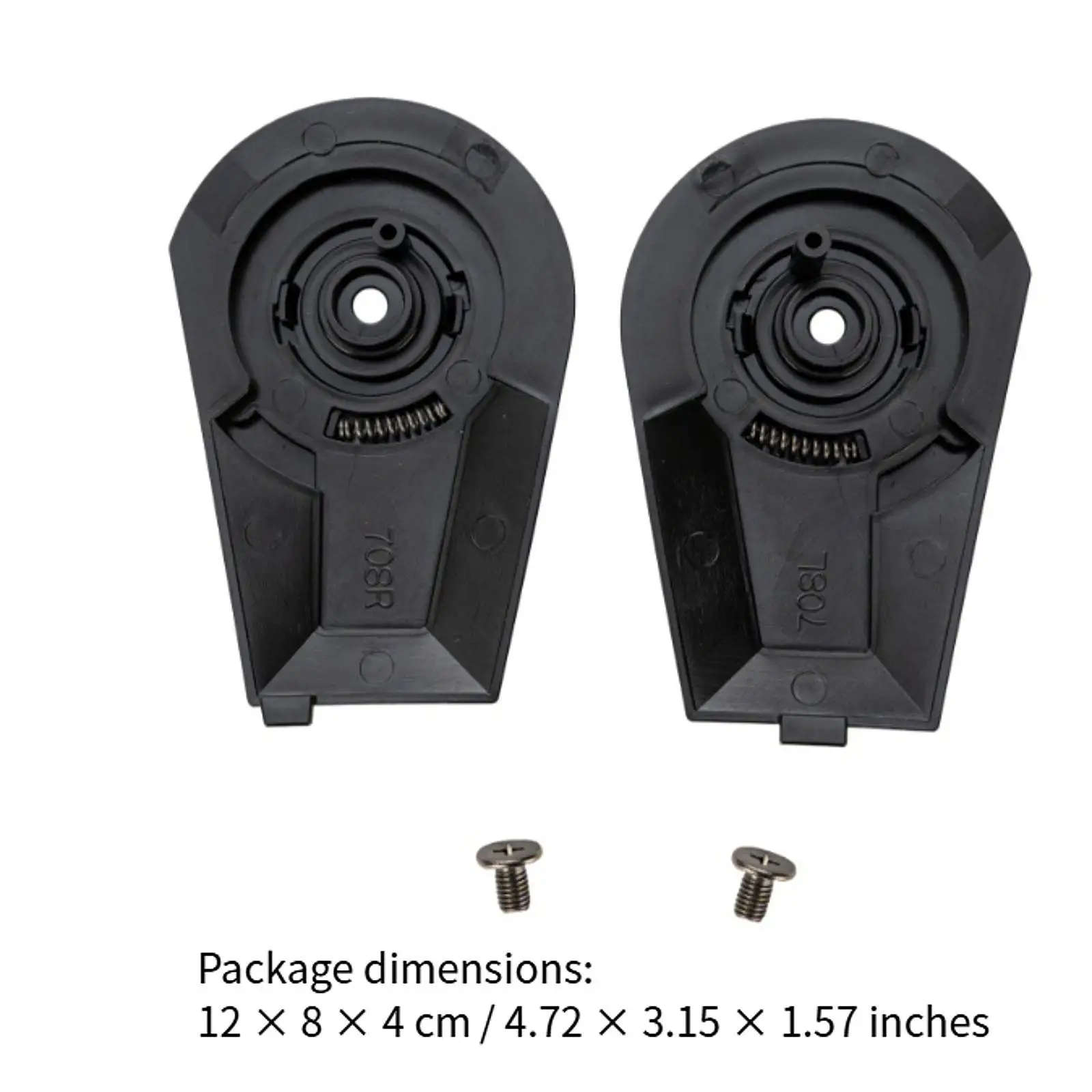 Universal Helmet Visor Base Plate Plastic Replacement Mount with Screws for SEC 708 Half Helmet Accessories