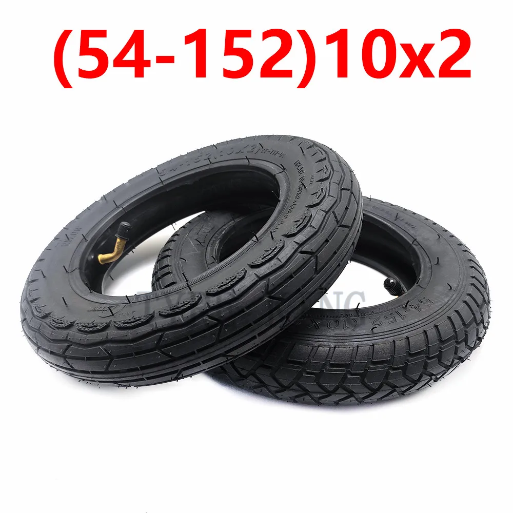 High Quality 10x2 Inner and Outer Tire 10*2(54-152) Pneumatic Tire  for Children\'s Bicycle Electric Scooter Parts