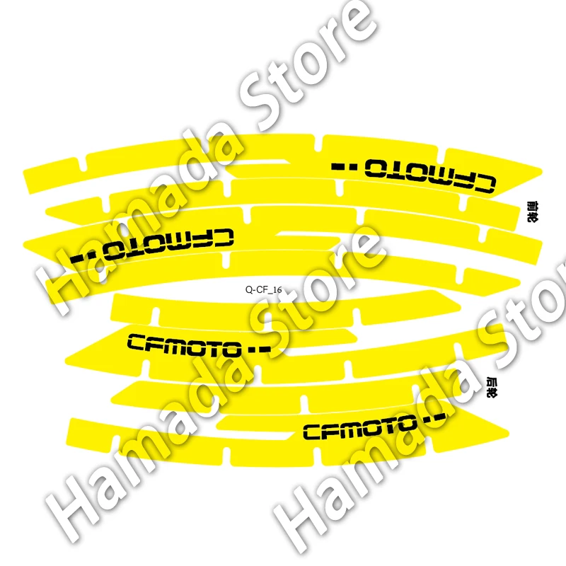 For CFMOTO 450MT 450 MT Wheel Rim Sticker Reflective Accessories Waterproof Decal