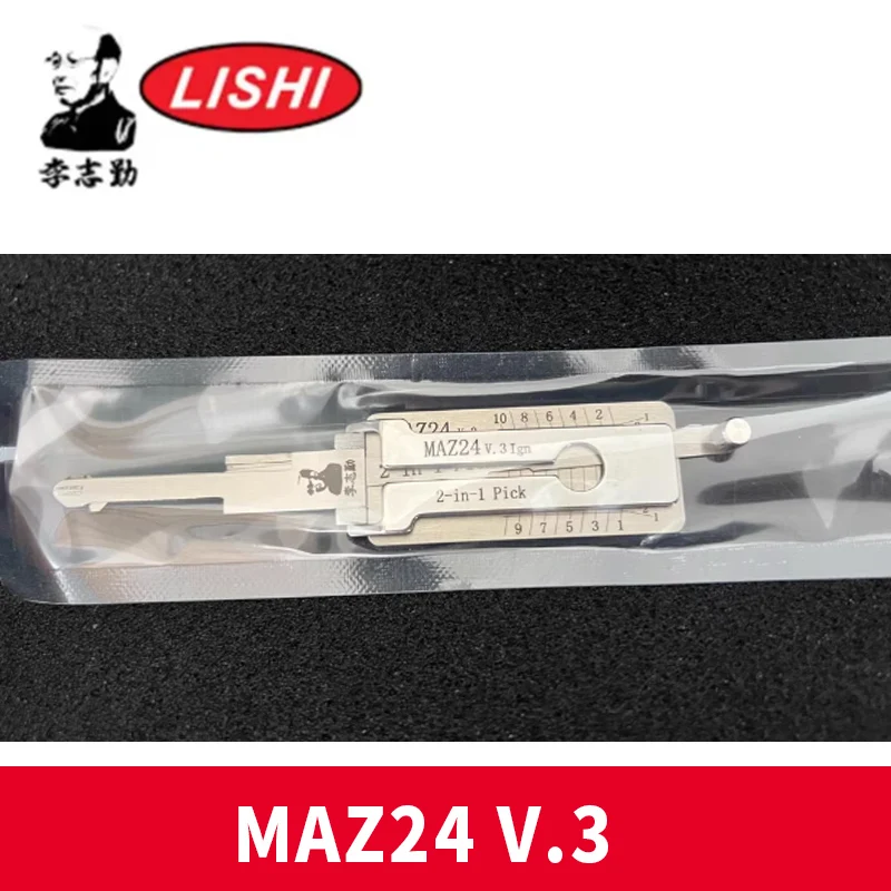 MAZ24 MAZDA014  LISHI 2in1 For mazda Decoder tool Lishi pick tool Open door tool locksmiths tool  Reader tool
