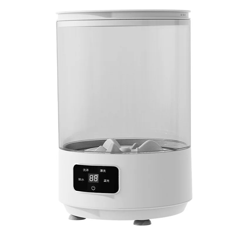 Fully Automatic Small Washing Machine 4L Foldable Portable Mini for Rental Apartments