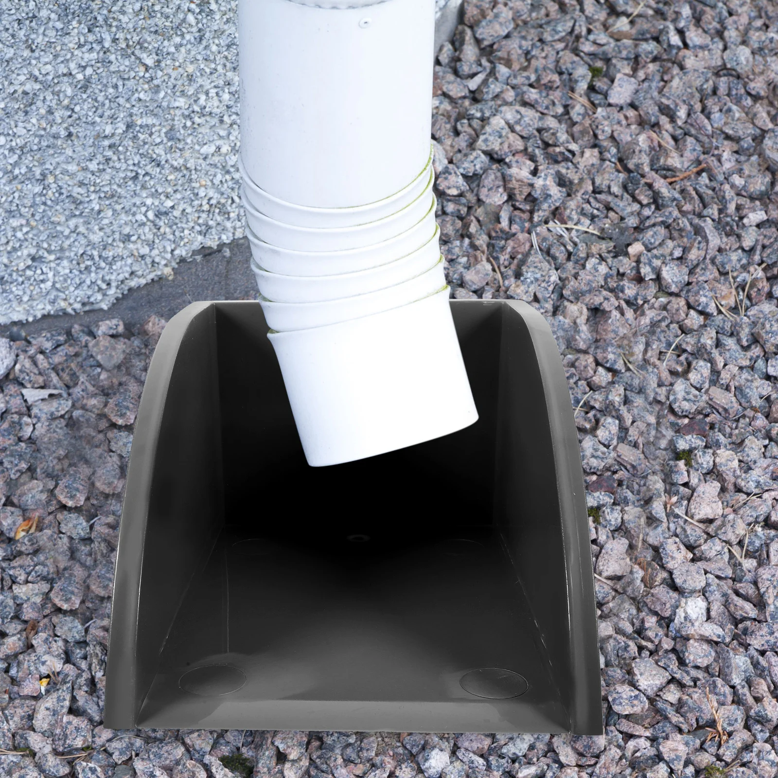 Heavy Duty Gutter Downspout Extension with Tight Seal Connection for Greenhouse Rainwater Collection System Splash Guard