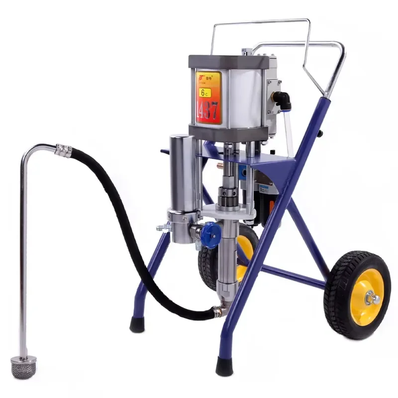 for PT1437 Stainless Steel Industrial Grade Pneumatic Airless Spray Gun 140mm Cylinder Diameter New Product Launch