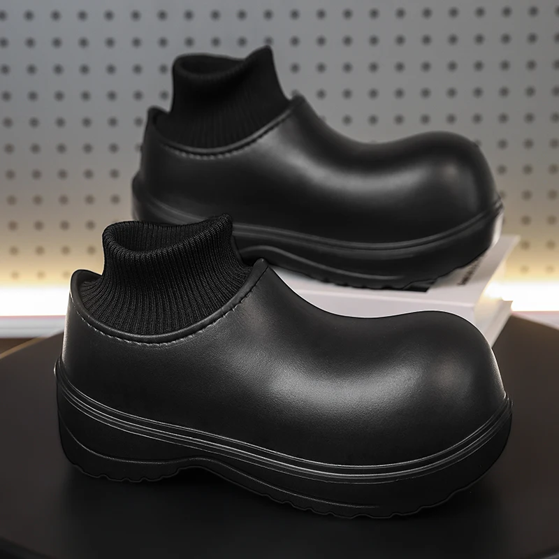 Sleek Fashion Slip on Insulated Winter Boots Flexible Inner Structure, Skid Resistant Waterproof Sole Light Warm Chafe-Free Wear