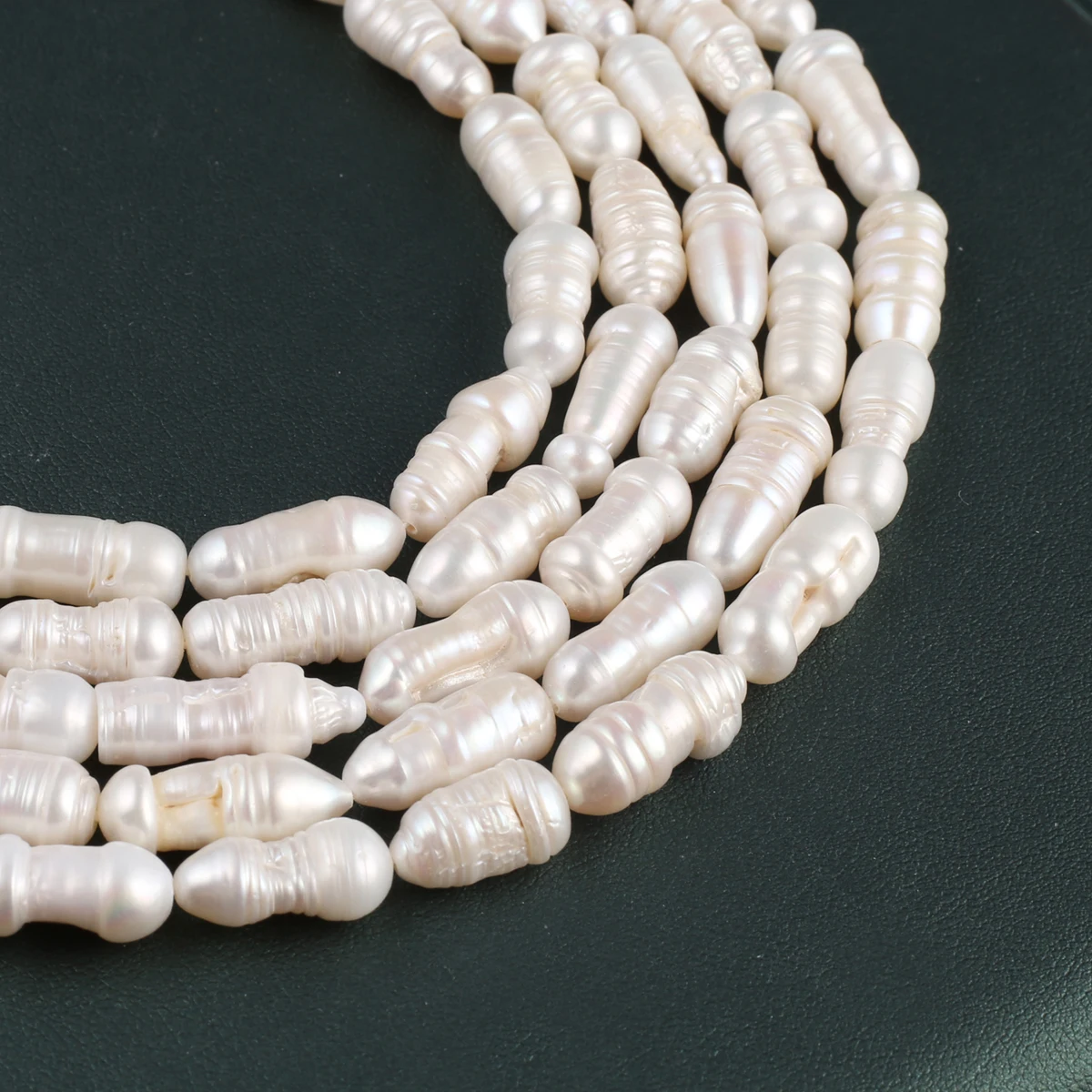 Natural Pearl Thread Bead Exquisite Shape Elegant Appearance for DIY Jewelry Making Handmade Bracelet Necklace Length 36cm