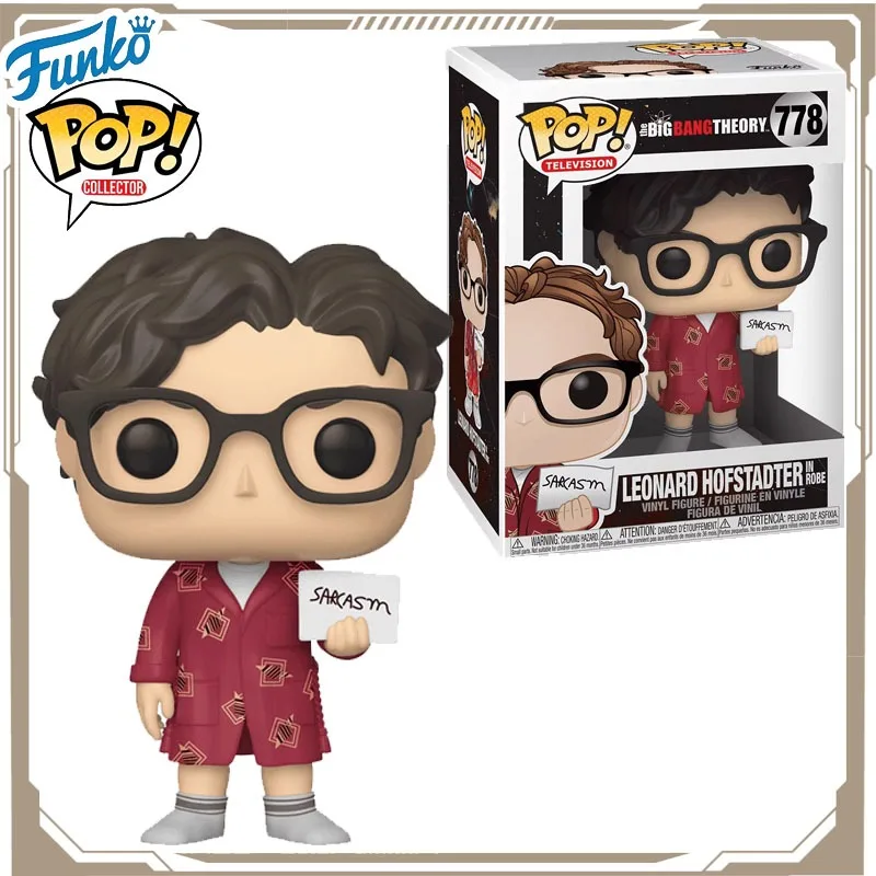 

Funko POP Original The Big Bang Theory Anime Figure LEONARD HOFSTADTER Action Figure Toys for Boys Girls Kids Gift Ornaments