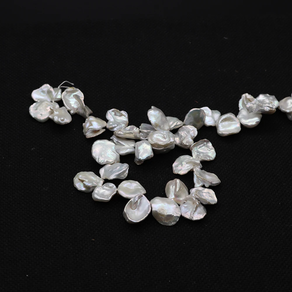 Natural Freshwater Special-shaped Baroque Big Petal Pearl 11-20mm Regenerated Bead Loose Beads Jewelry Wholesale