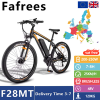 Fafrees F28 MT Electric Bicycle 480W Motor 36V 14.5Ah Lithium Removable Battery 27.5*2.25 Inch Tire Ebike for Adult