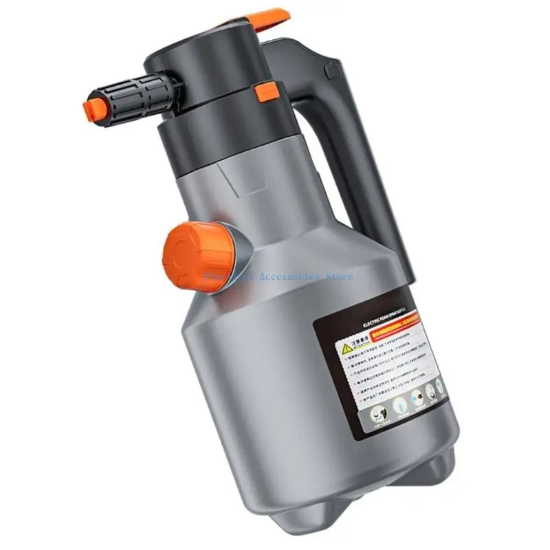 U75E Penyemprot Busa 2 Liter Penyemprot Busa Salju Botol Penyemprot Busa Pembersih Tekanan Listrik untuk Berkebun Cuci