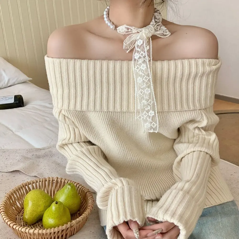

Elegant French Style Lace Ribbon Hair Rope Mesh Pearl Sweet Neck Strap Temperament Ponytail Holder Hair Circle Wedding