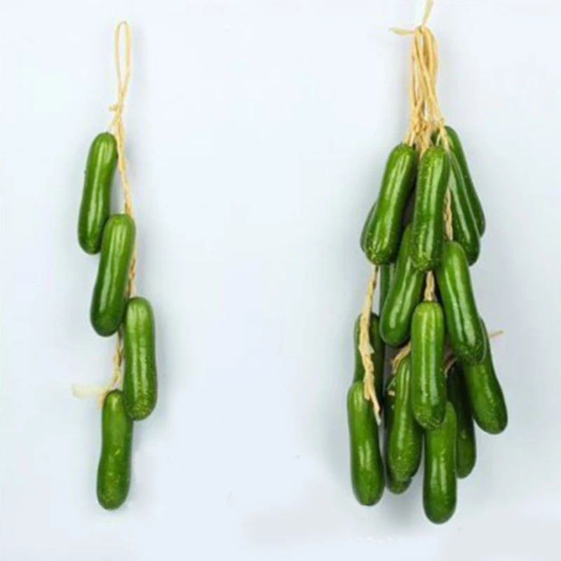 Simulation Foam Vegetables Artificial Pepper Garlic Corn Potato Peanut Hanging String Photography Props Restaurant Home Decor