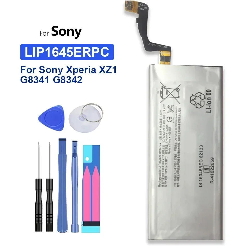 Portable Battery LIP1648ERPC LIP1645ERPC 2700mAh for SONY Xperia XZ1 (mini Dual) G8341 G8342 G8441 1308-1851