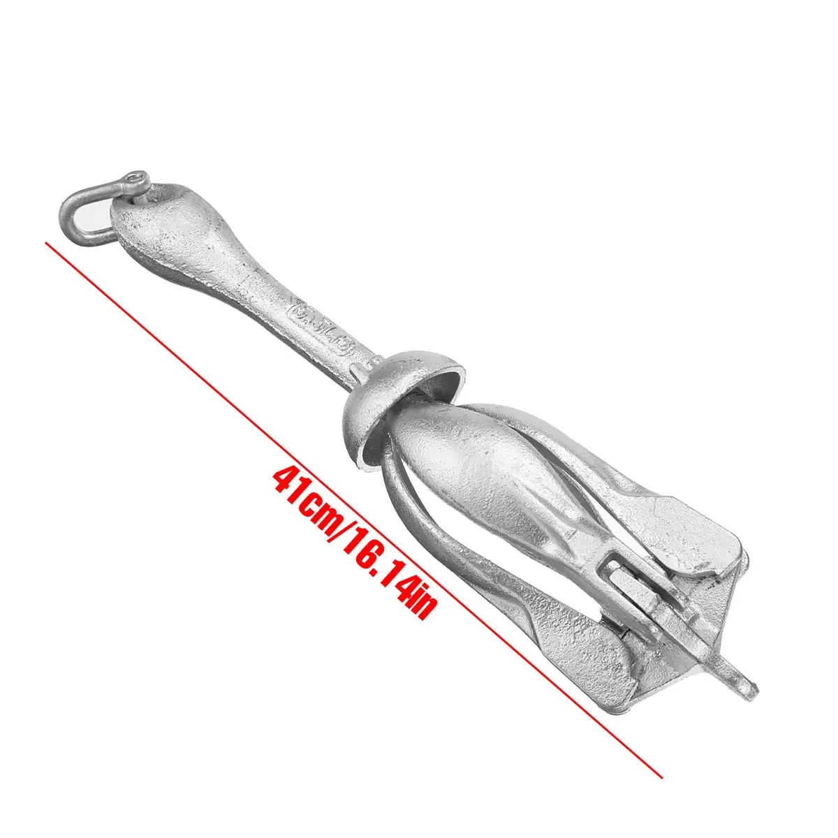 

Складной якорь для морской яхты, каяка, каноэ, 2,5 кг/3,2 кг, литой алюминиевый лодка, складной якорь для захвата, док-станция