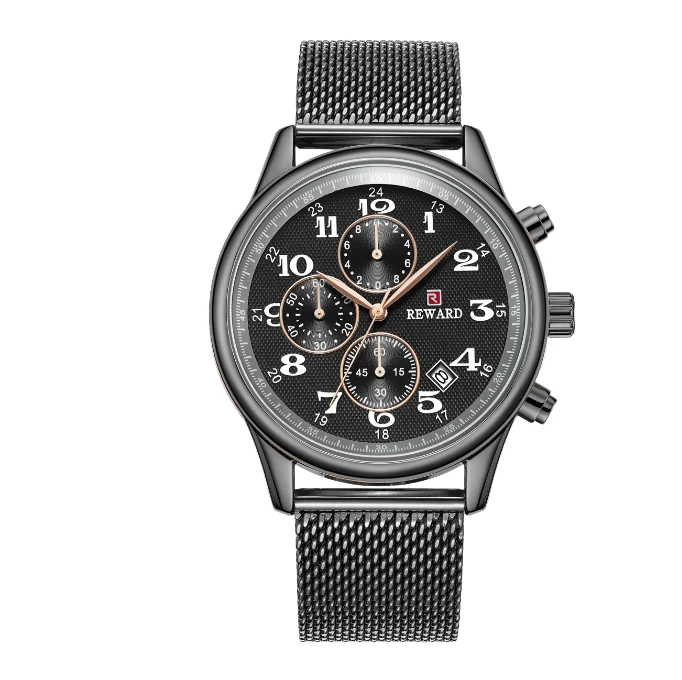 Men's Watch 2024 New Fashionable Business Style Six Pin Waterproof Quartz Watch