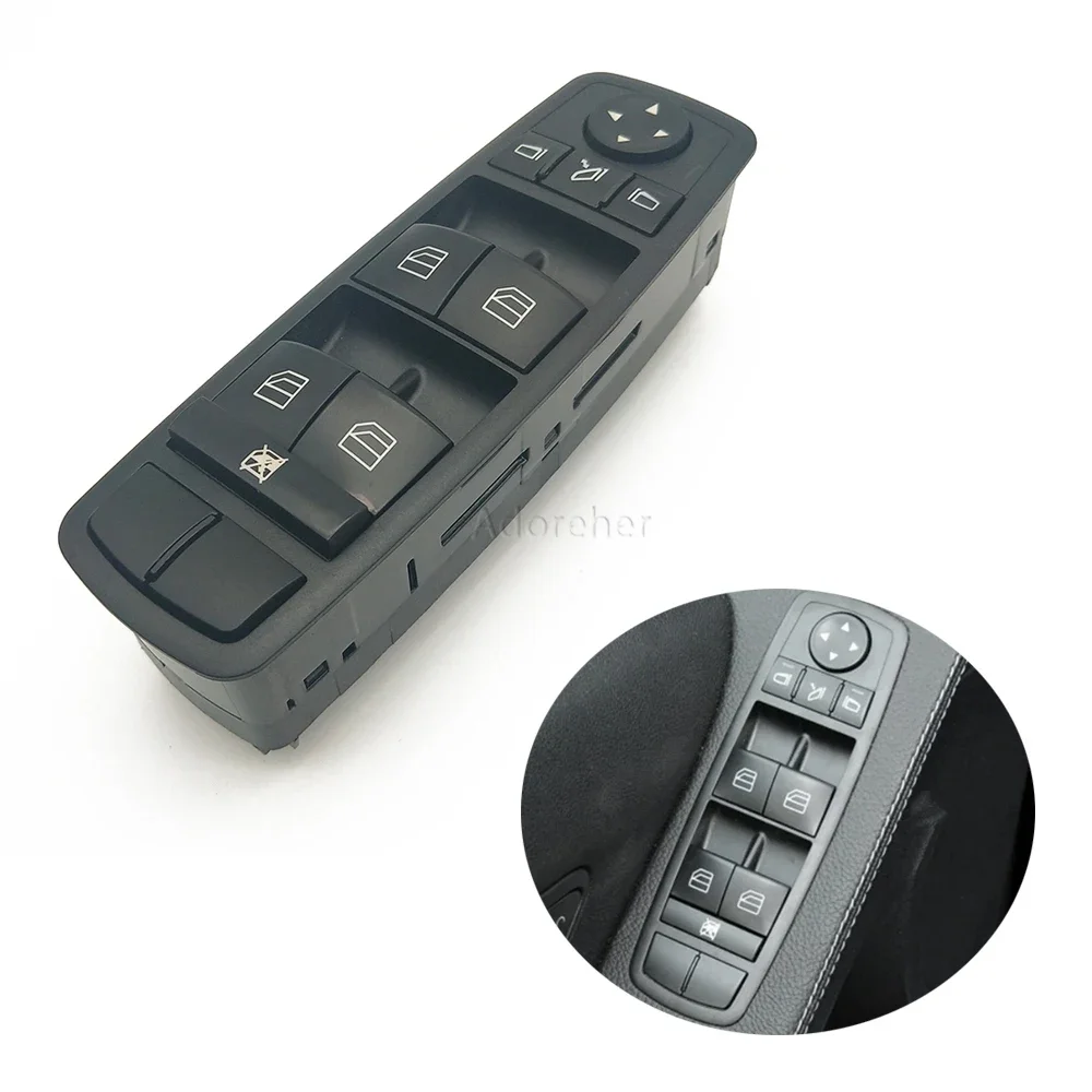 

Переключатель Стеклоподъемника для Mercedes W164 W251 GL320 R320 R500 R63 GL450 GL550 черный