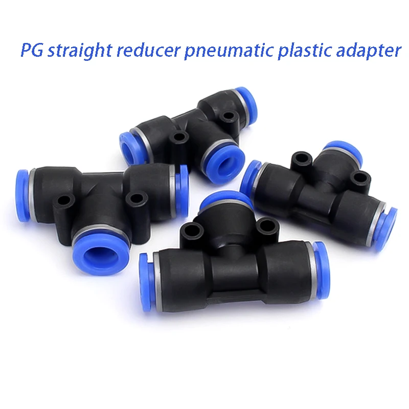 PE-4 Pneumatic Fittings Pipe Connector Tube Air Hose Quick Release Fitting 4mm 6mm 8mm 10mm 12mm 16mm