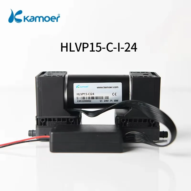 HLVP15 Mini BLDC Motor Diaphragm Vacuum Pump High Flow Rate 12V/24V Negative Suction Electric Power Source OEM Supported