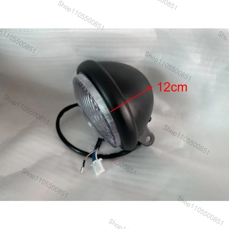 Retro Cruiser K-Light 202 Headlight Assembly QJ200-2H Front Headlight Housing For Motorcycle