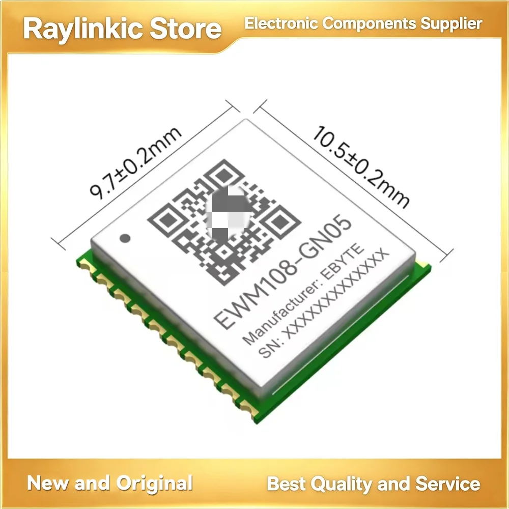 EBYTE EWM108-GN05 EWM108-GN05S GNSS MultiSystem Module High Accuracy Sub-Meter L1 L5 Frequency-BDS GPS GLONASS Galileo QZSS SBAS
