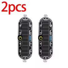 1/4Pcs Solar Warning Light Car Rear Collision Prevention Breathing Light Motorcycle Electric Vehicle LED Car Tail Flashing Light - AliExpress 201355758