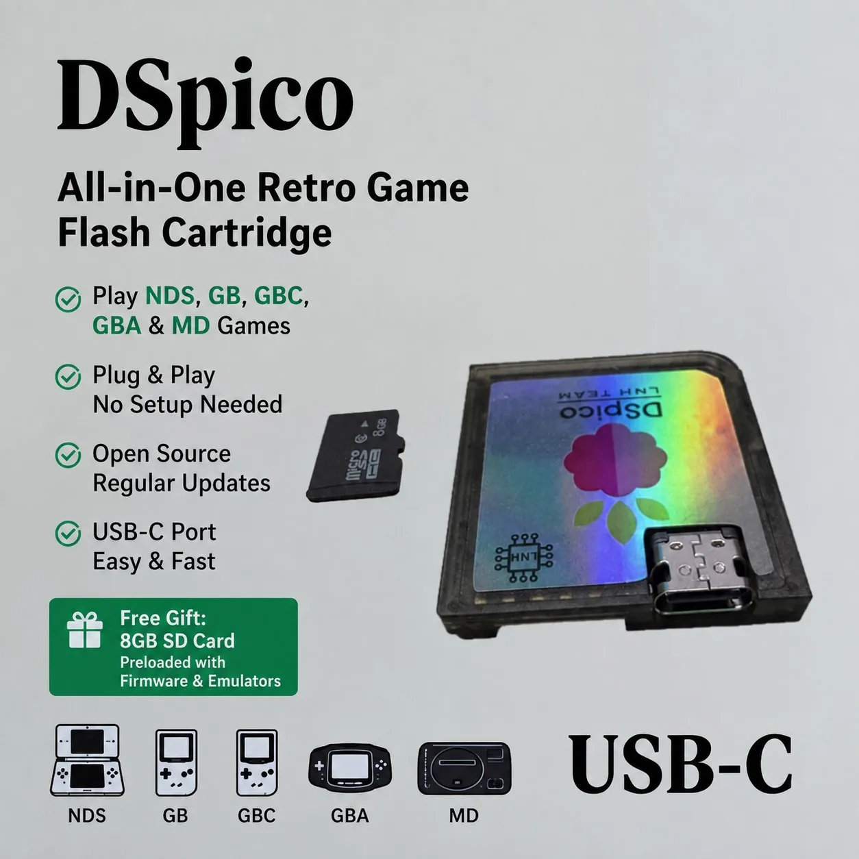 DSpico Injection Molding Die Will Be Finished Soon And Mass Production, Injection Shell Adopt Black Transparent  Modular Chip