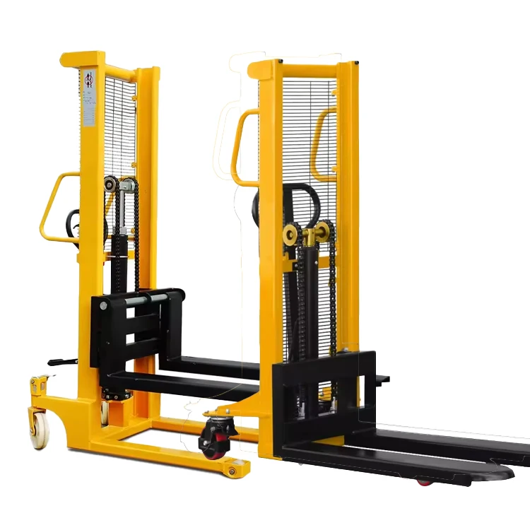 핸드 포크 리프트 1.5톤 수동 스태커 3000kg 리프터 기계 핸드 팔레트 수동 스태커