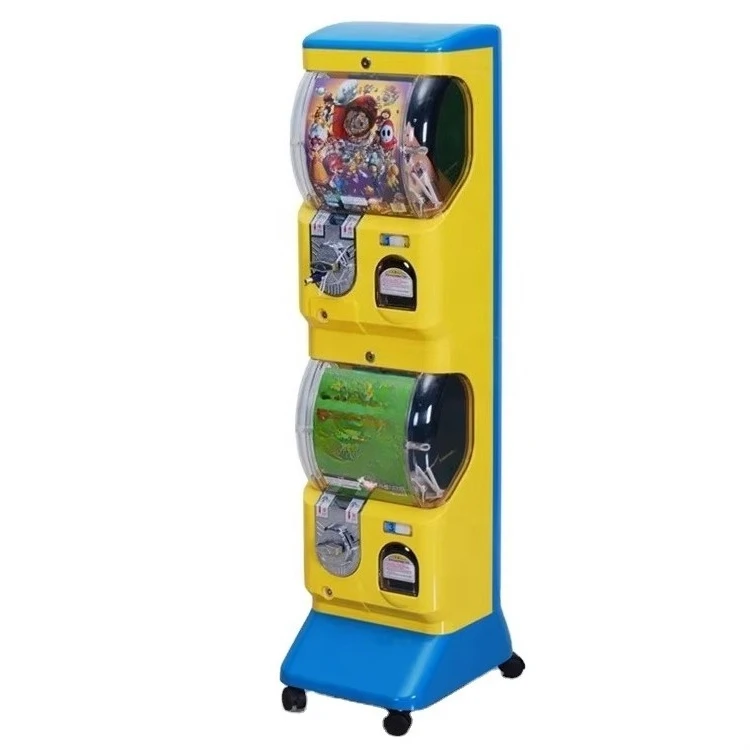 Indoor Prize Machine for Shopping Mall Gacha Vending Machine for All Ages 2 Layer Capsule Vending Machine