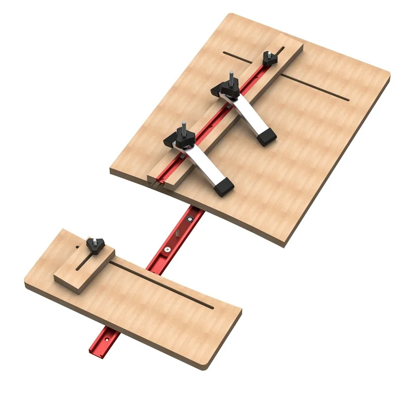 300 / 450 / 650mm Miter Bar Aluminum Slider Table Saw Gauge Rod Woodworking Tool Suitable for Type 30 45 T-Slot T-Track