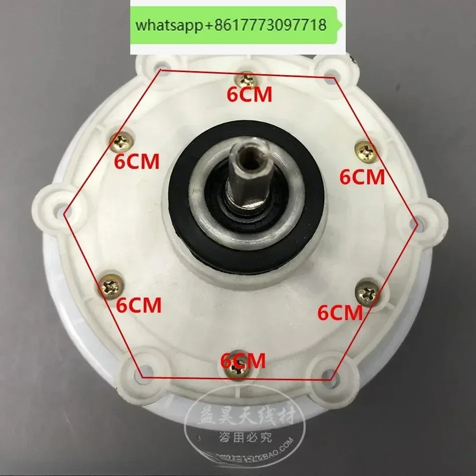 Double barrel washing machine external six hole reducer assembly, dual cylinder universal gearbox, gearbox, gearbox accessories