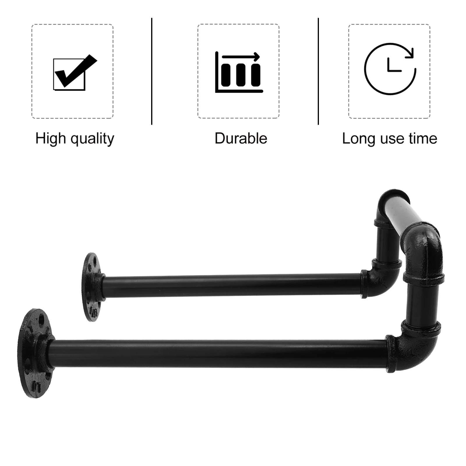 

Basketball Rack Iron Durable Simple Installation Industrial Style Long Life Creativity Metal Hanger Water Pipe Storage Solution
