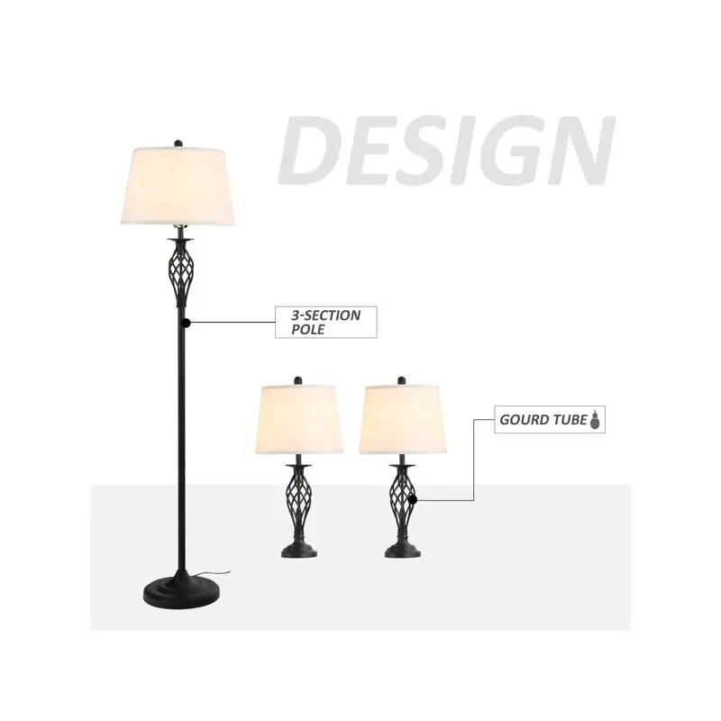 Table Lamp Natural Wood Finish for Living Room or Bedroom, Elegant Design with Adjustable Brightness and Modern Look