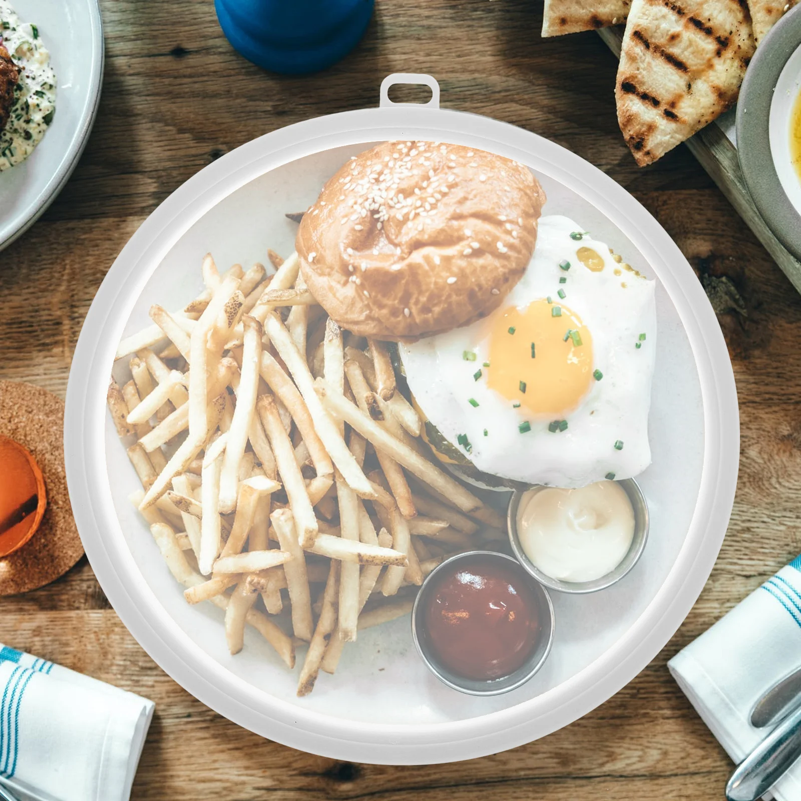 

Silicone Bowl Cover Flexible Airtight Lid For Universal Keeping Seal Microwave Safe Kitchen Gadget Cooking Tool