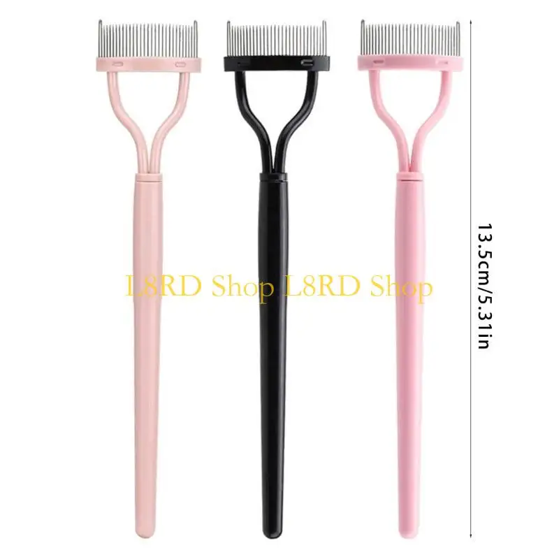 L8RD まつげコームセパレーターアークデザインラッシュディファイナーコームメイクアップマスカラアプリケーター
