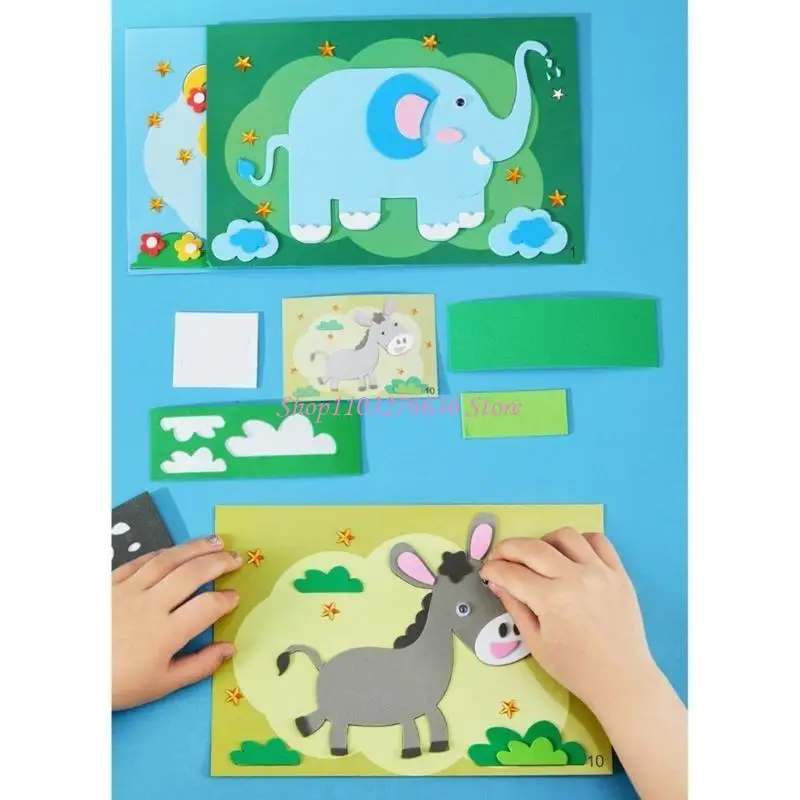 

R6FD Kids Stickers for Educational Learning Develop Imagination and Cognitive Skills