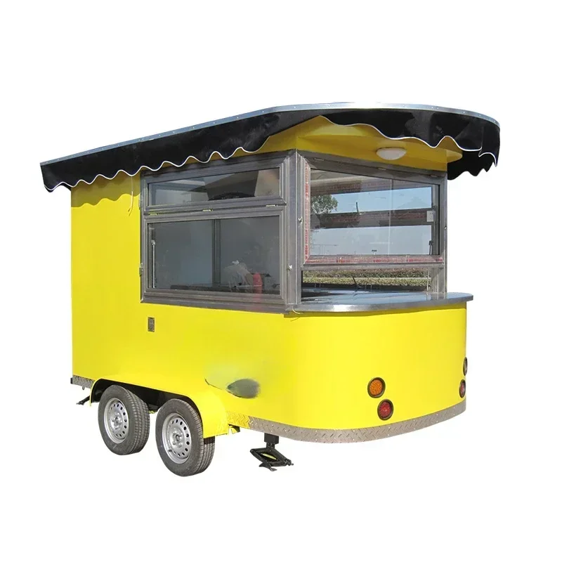 Hot Sale Direct Factory Price320cm Long With Big Window Mobile Food Truck Trailer