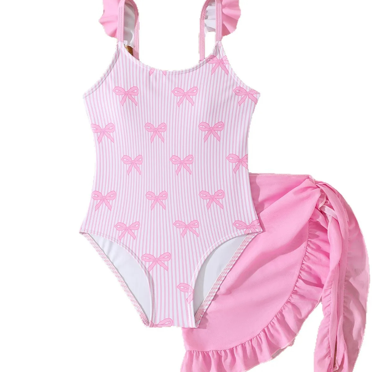 2026 New Girls One-piece Swimsuit Children's Swimsuit Children's Multi-color Comfortable High-elastic High-quality Swimsuit