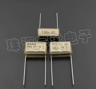 

0.15uF 275VAC RIFA PME271M 150n X2 capacitor