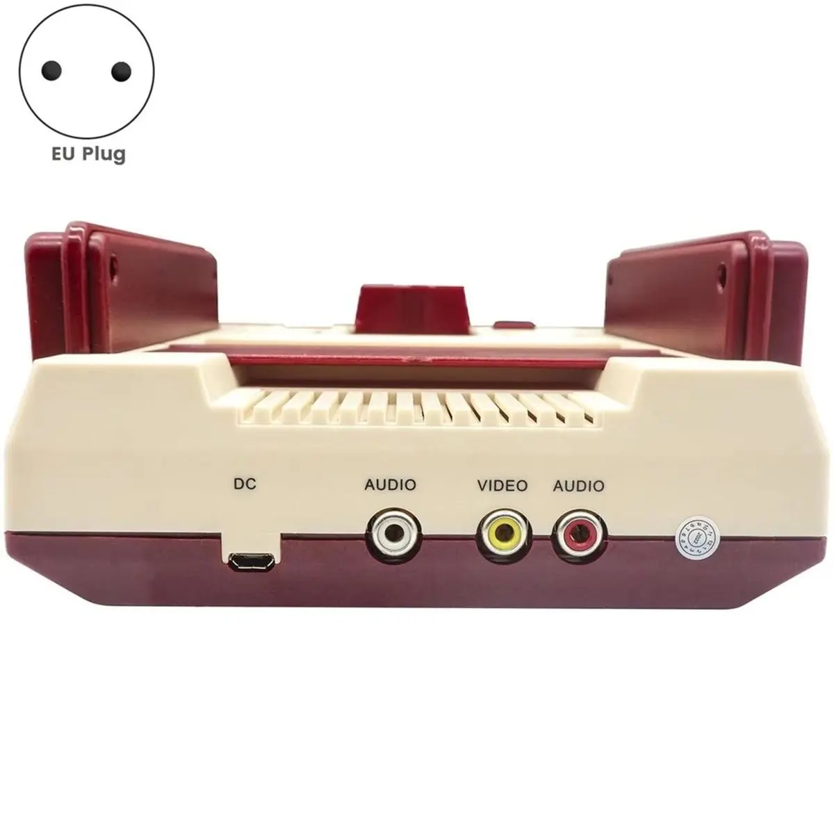 G105-AV AV TV 8Bit Retro Video Game Console Built 132 in 1 Game Card with Dual Gamepad for FC/ Game Player EU Plug