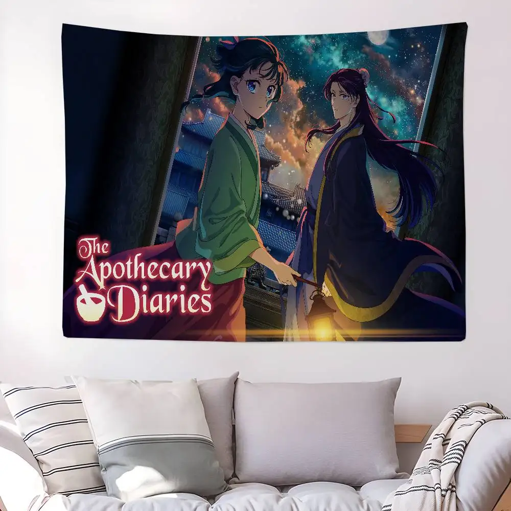 

Anime The Apothecary Diaries Tapestry Art Printing Japanese Wall Tapestry Anime Wall Hanging Home Decor