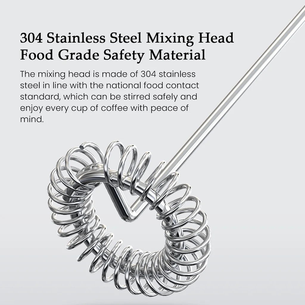KLT رغوة الحليب الكهربائية كفاءة خلط الضوء المدمجة الغذاء الصف المواد للقهوة فرابيه لاتيه ماتشا الشوكولاته الساخنة