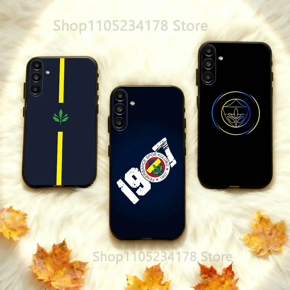 

Turkey F-FenerbahceS-E Phone Case For Samsung A73,72,51,53,52,71,22,5G,Note,J7,8,9 Classic Versatile Black Soft Shell