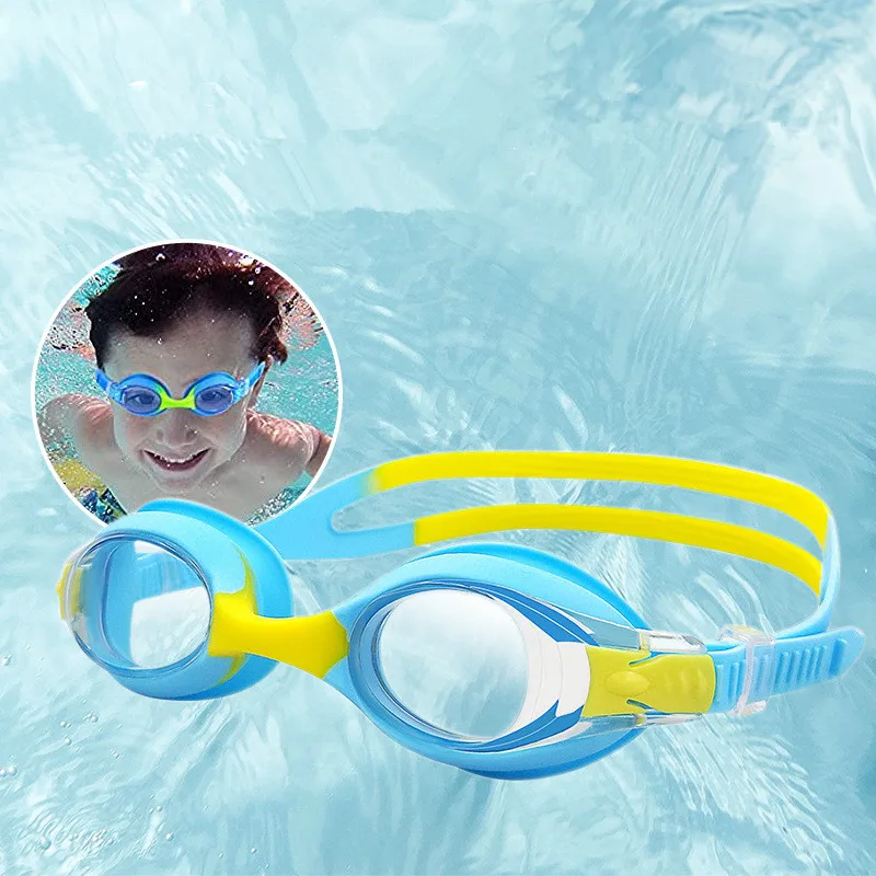 Kids Swimming Goggles Upgrade Waterproof Anti Fog UV Professional Diving Swimming Glasses Eyewear Children for Age 3-10